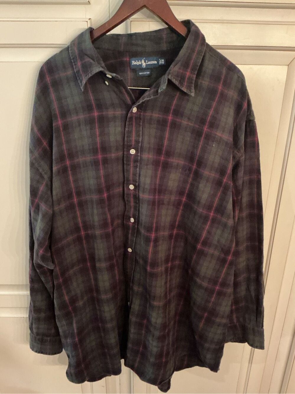 Ralph Lauren Men’s Blake Button Down Flannel Shirt Sz 3X